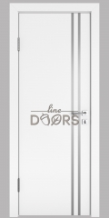 ШИ межкомнатная дверь DG-606 Белый бархат