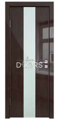 ШИ дверь DO-610 Венге глянец/стекло Белое