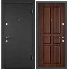 Дверь TOREX X3 Темно-серый букле графит / Орех НОРД