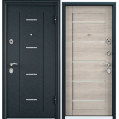 Дверь TOREX DELTA-112 Темно синий букле / CT Wood Light Grey