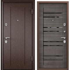 Дверь TOREX DELTA-112 Медный антик / CT Wood Grey