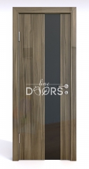 ШИ дверь DO-604 Сосна глянец/стекло Черное
