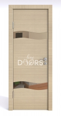 Дверь межкомнатная DO-503 Неаполь/зеркало Бронза