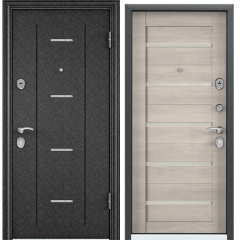 Дверь TOREX DELTA-112 Черный шелк / CT Wood Light Grey