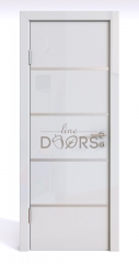 ШИ дверь DG-605 Белый глянец