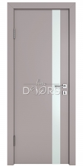 Дверь межкомнатная DO-507 Серый бархат/Снег