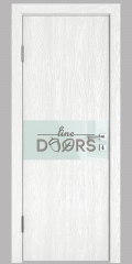 Дверь межкомнатная DO-501 Белый глубокий/стекло Белое