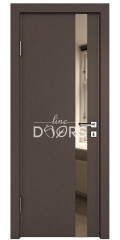 Дверь межкомнатная DO-507 Бронза/зеркало Бронза