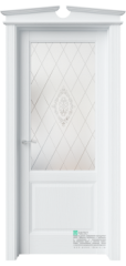 Межкомнатная дверь Sonata S4 Enamel Полярный Белое ст. 3