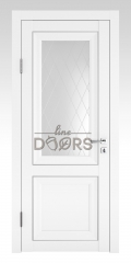 межкомнатная дверь межкомнатная DO-PG2 Белый бархат/Ромб