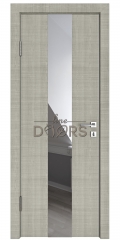 ШИ дверь DO-610 Серый дуб/Зеркало