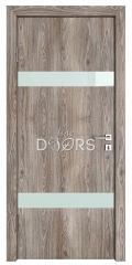 Дверь межкомнатная TL-DO-502 Кипарис/стекло Белое