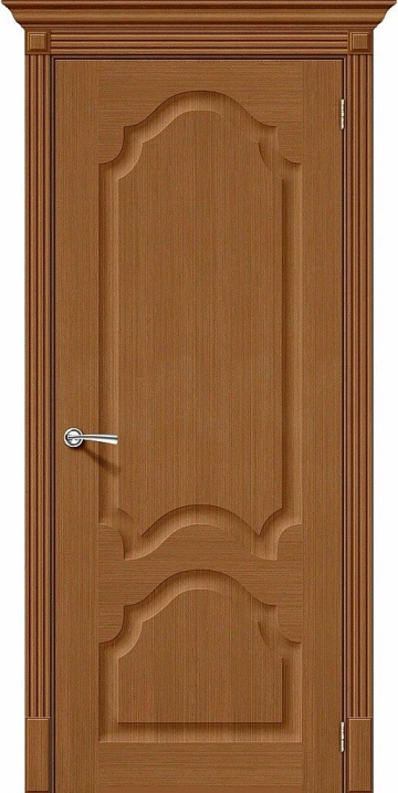 Шпонированная межкомнатная межкомнатная дверь Афина Ф-11 (Орех)