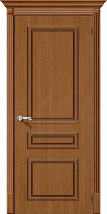 Шпонированная межкомнатная межкомнатная дверь Стиль Ф-11 (Орех)