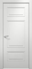 Дверь мебель массив Альфа 4 ПГ (Эмаль Белая)
