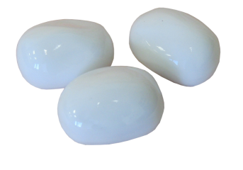 Декоративные керамические камни белые 14 шт