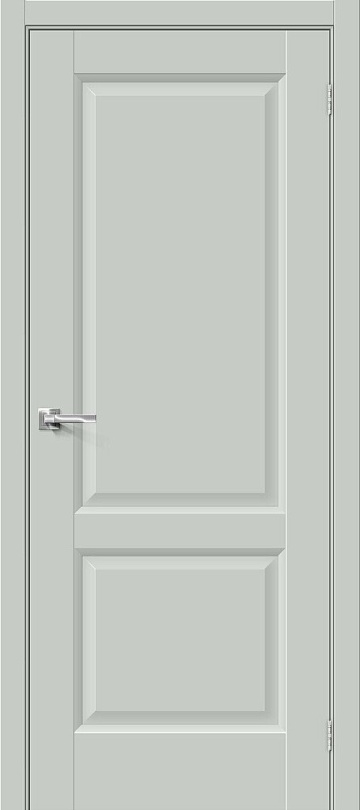Межкомнатная межкомнатная дверь эмалит Неоклассик-32 Grey Matt