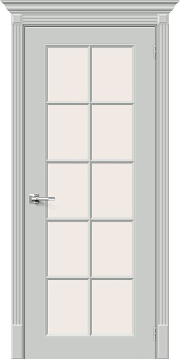 Межкомнатная межкомнатная дверь (Эмаль) Скинни-11.1 Grace / Magic Fog