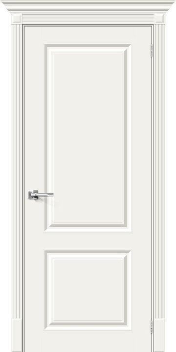 Межкомнатная межкомнатная дверь (Эмаль) Скинни-12 Whitey