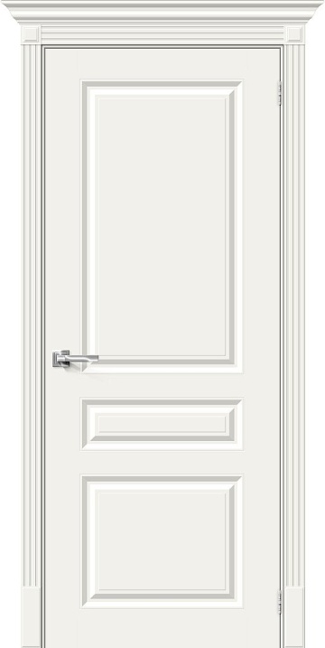 Межкомнатная межкомнатная дверь (Эмаль) Скинни-14 Whitey