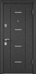 Дверь TOREX DELTA-M 10 COMBO Черный шелк / Белый перламутр