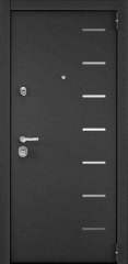 Дверь TOREX SUPER OMEGA 100 Черный муар металлик / Белый перламутр