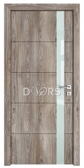 Дверь межкомнатная TL-DO-507 Кипарис/стекло Белое