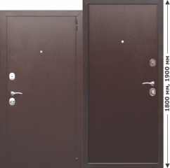 Нестандартная входная металлическая дверь Ferroni GARDA mini Металл/Металл