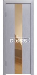 Дверь межкомнатная DO-510 Металлик/зеркало Бронза