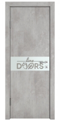 Дверь межкомнатная DO-509 Бетон светлый/Снег