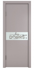 Дверь межкомнатная DO-509 Серый бархат/Снег